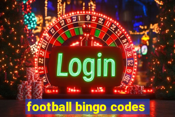 football bingo codes