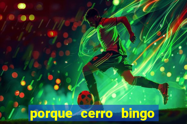 porque cerro bingo san martin