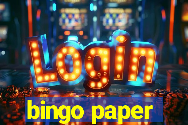 bingo paper