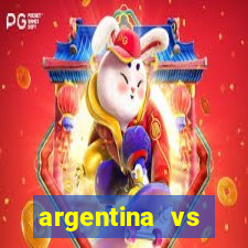 argentina vs equador onde assistir