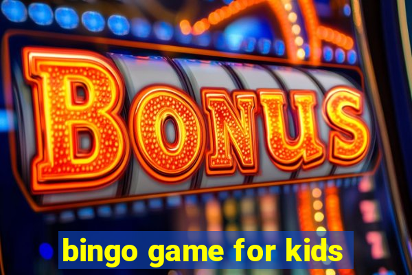 bingo game for kids