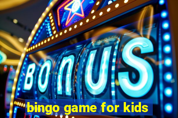 bingo game for kids