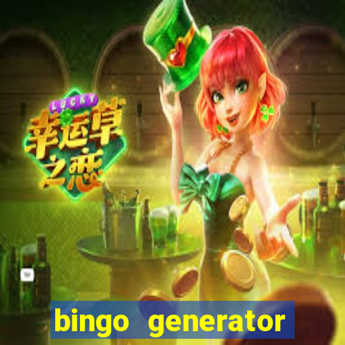 bingo generator with images