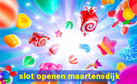 slot openen maartensdijk