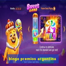 bingo premios argentina