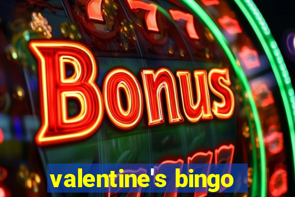 valentine's bingo