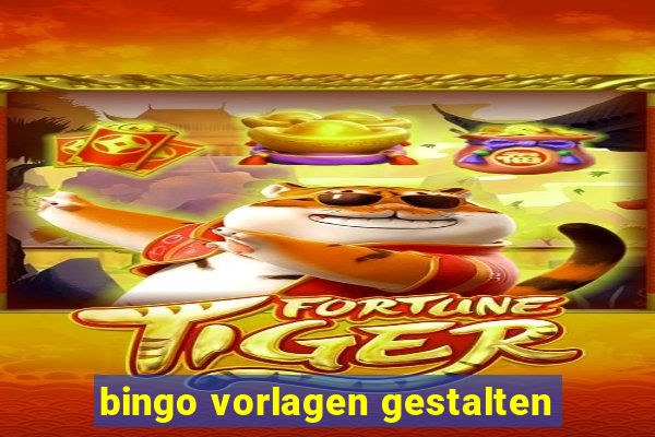 bingo vorlagen gestalten