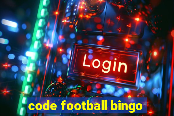 code football bingo