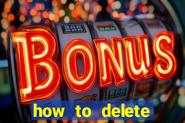 how to delete account in bingo plus