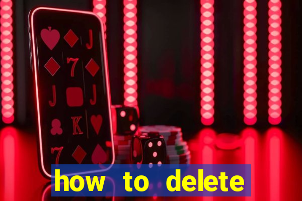 how to delete account in bingo plus