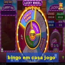 bingo em casa jogo