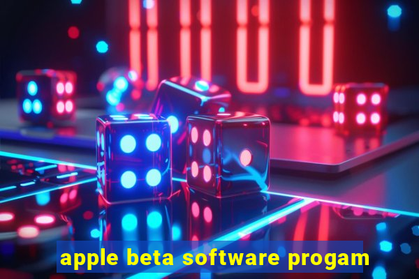 apple beta software progam