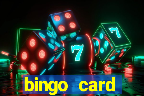 bingo card generator with pictures