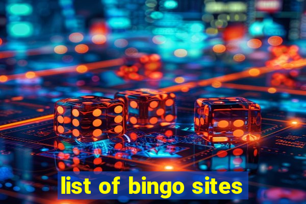 list of bingo sites