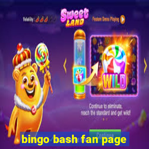 bingo bash fan page