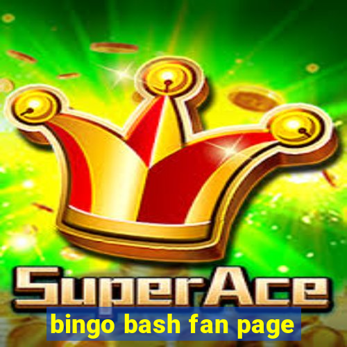 bingo bash fan page