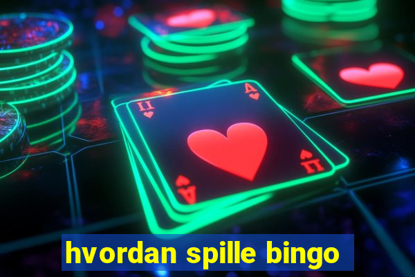 hvordan spille bingo