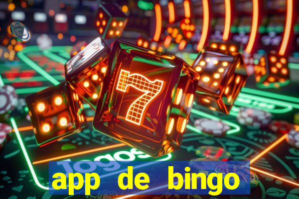 app de bingo valendo dinheiro