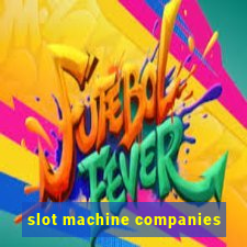 slot machine companies