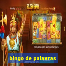 bingo de palavras