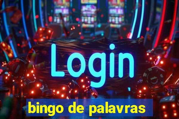 bingo de palavras