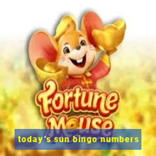 today's sun bingo numbers