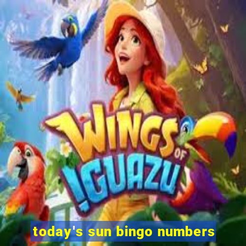 today's sun bingo numbers