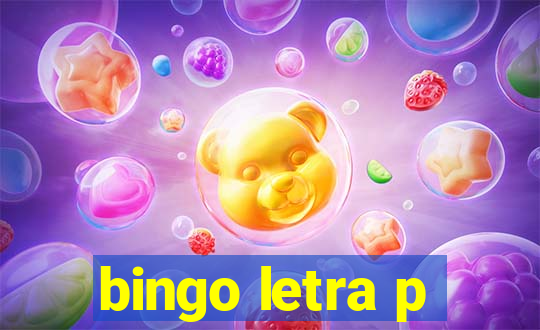 bingo letra p