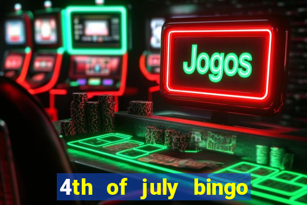 4th of july bingo cards printable free