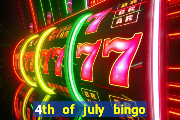 4th of july bingo cards printable free