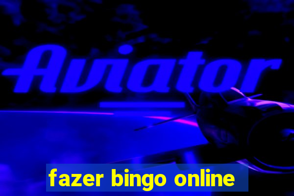 fazer bingo online