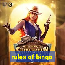 rules of bingo