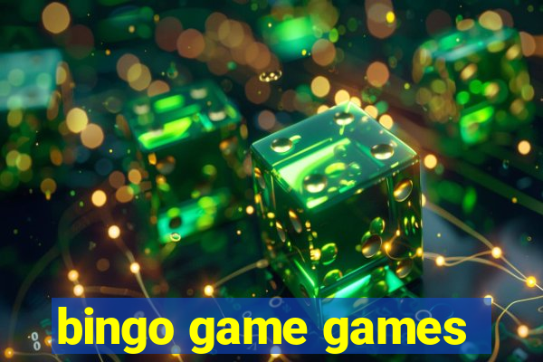 bingo game games