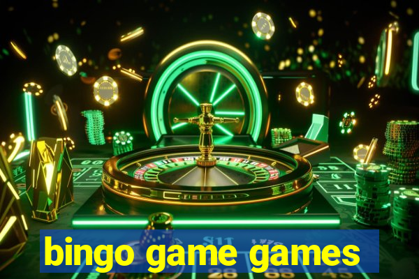 bingo game games