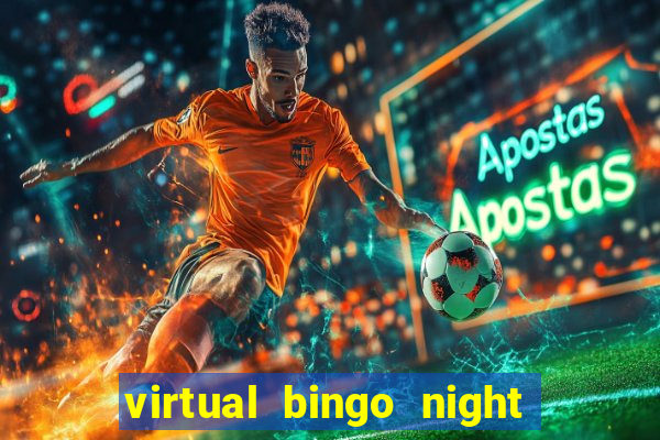 virtual bingo night with friends