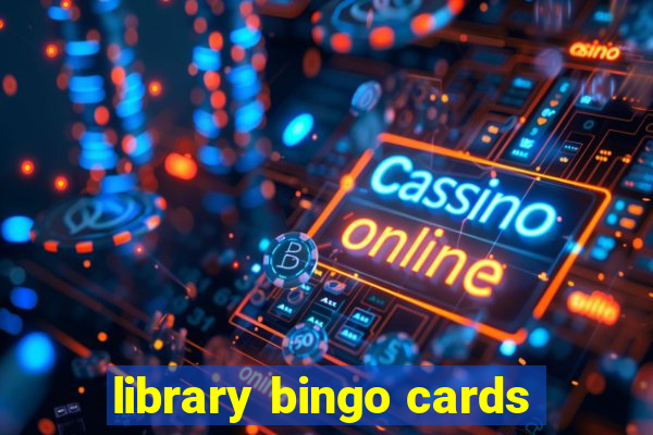 library bingo cards