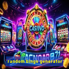 random bingo generator