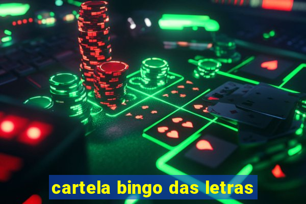 cartela bingo das letras