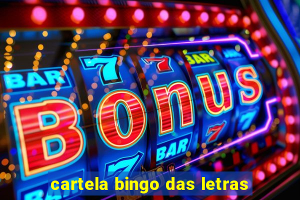 cartela bingo das letras