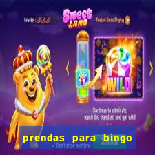 prendas para bingo em fam铆lia