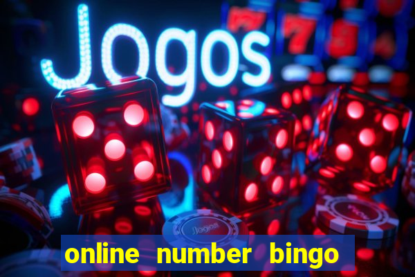 online number bingo card maker