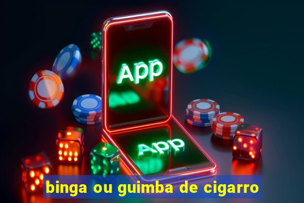 binga ou guimba de cigarro