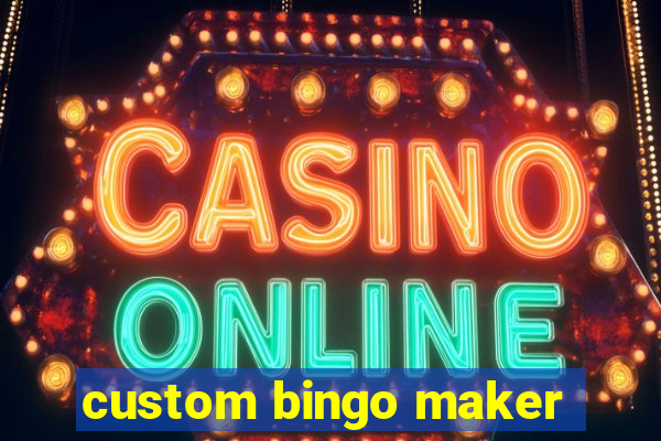 custom bingo maker