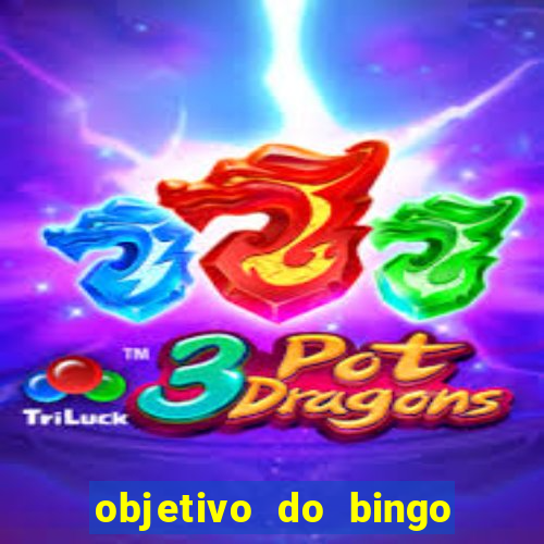 objetivo do bingo de letras