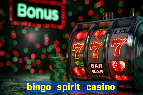 bingo spirit casino no deposit bonus codes