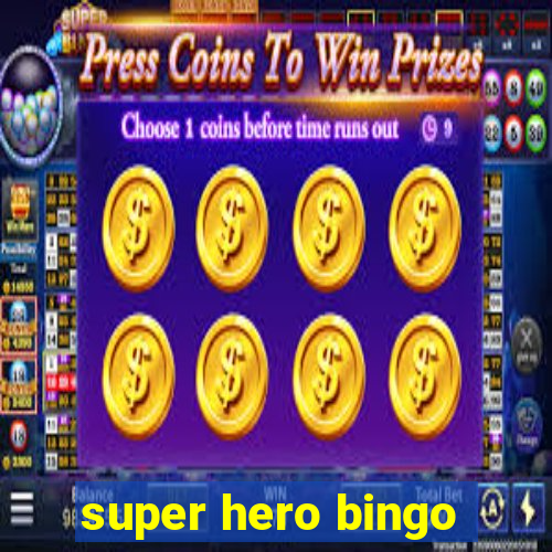 super hero bingo