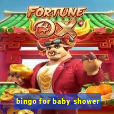 bingo for baby shower