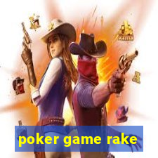 poker game rake