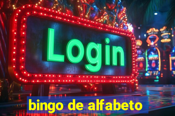 bingo de alfabeto