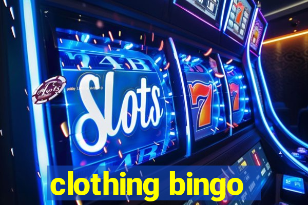 clothing bingo